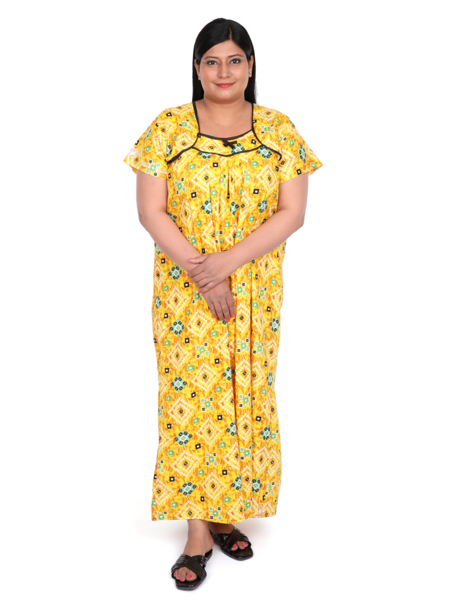 Picture of Ethnic Print Cotton Nighty