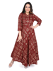 Picture of Foil Print Ethnic Gown