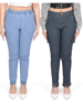 Picture of Pack of 2 Jogger Denims for Women