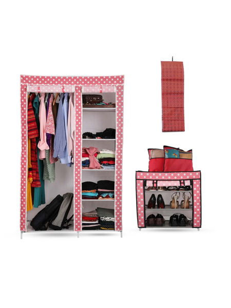 Picture of Wardrobe with Shoe Rack + Free 3 Pc Organizer Set